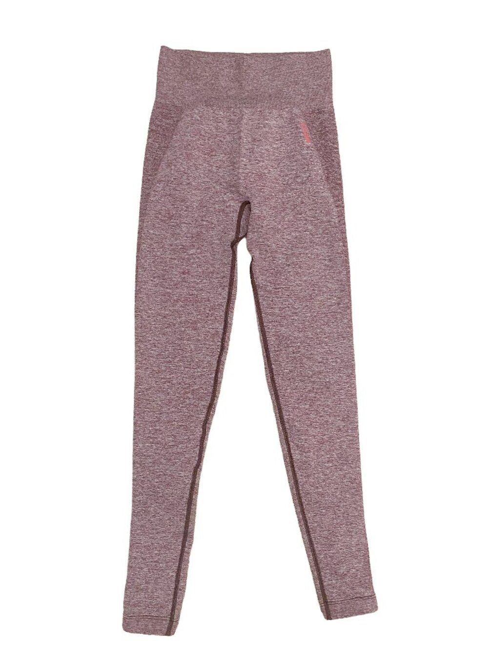 GYMSHARK Flex High Waisted Burgundy Pink Marl Activewear Leggings S